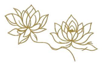 Gauri Aurrika lotus emblem